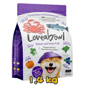 [Loveabowl] 犬用 無穀物雪蟹三文魚海鮮配方全犬乾糧 Grain Free Salmon & Snow Crab Recipe 1.4kg
