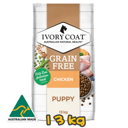 [IVORY COAT] 犬用 雞肉亞麻籽幼犬乾糧 GRAIN FREE PUPPY CHICKEN 13kg