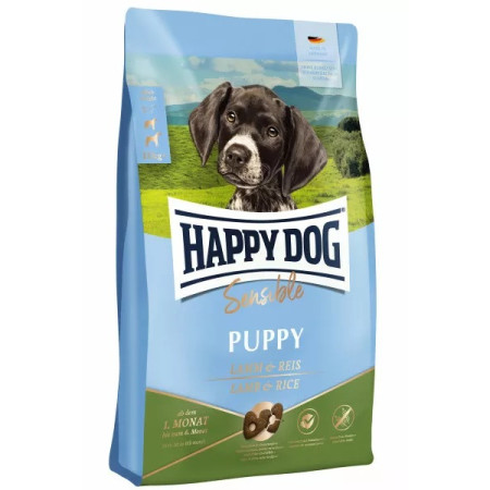 [HAPPY DOG] 犬用 幼犬羊肉和米飯配方乾糧  Sensible Lamb & Rice 4kg (六個月至一歲大)