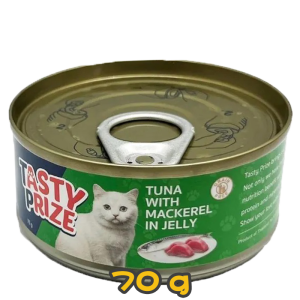 [Tasty Prize 滋味賞] 貓用 吞拿魚鯖魚果凍配方 全貓濕糧 Tuna With Mackerel Jelly 70g