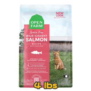 [新品優惠] [Open Farm 開心農場] 貓用 無穀野生三文魚配方貓乾糧 Wild-Caught Salmon Cat Dry Food 4lb