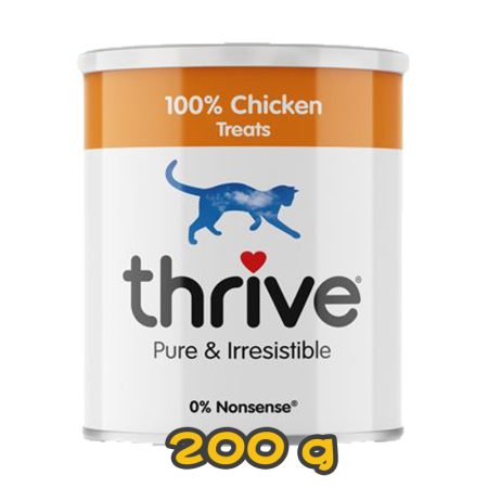 [Thrive 脆樂芺] 冷凍脫水雞胸肉貓狗小食[珍寶裝] Freeze Dried Chicken Breast 170g