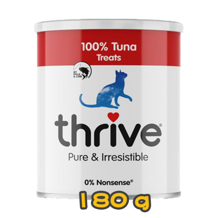 [Thrive 脆樂芺] 冷凍脫水吞拿魚貓狗小食[珍寶裝] Freeze Dried Tuna 180g