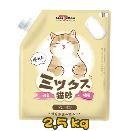 [清貨] [Cattyman] 新型三合一消臭豆腐貓砂 Mixed Cat Littler 2.5kg