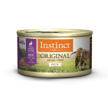 [新品優惠] [Instinct 本能] 貓用 經典無穀物系列 無穀物兔肉配方全貓濕糧 Original Rabbit Recipe 3oz