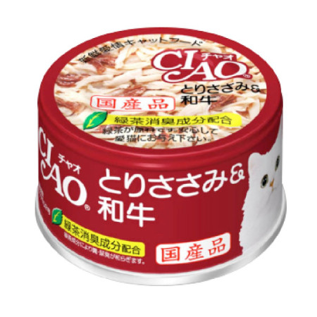 [CIAO CHURU] 貓用 雞肉和牛配方全貓罐頭 Chicken with Wagyu 85g