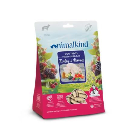 [Animalkind] 凍乾脫水火雞和野莓狗小食 Turkey & Berries Treats -85g