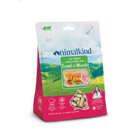 [Animalkind] 凍乾脫水羊肉和麥蘆卡蜂蜜貓小食 Lamb and Manuka Honey Treats -50g