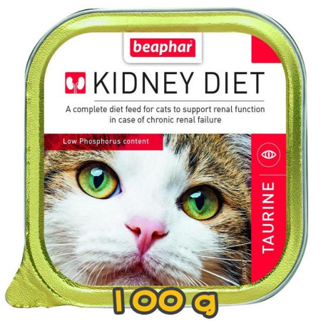 [Beaphar威霸] 貓用 (紅色) 牛磺酸腎臟保健貓濕糧100g