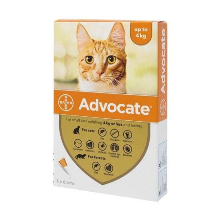[BAYER] 貓用 Advocate心疥爽(4公斤以下) Advocate For Small Cat weighing 4kg or less 3支裝