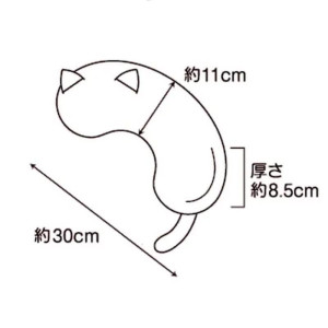 [CattyMan] (87848) 貓貓枕頭-朱古力喵 1隻