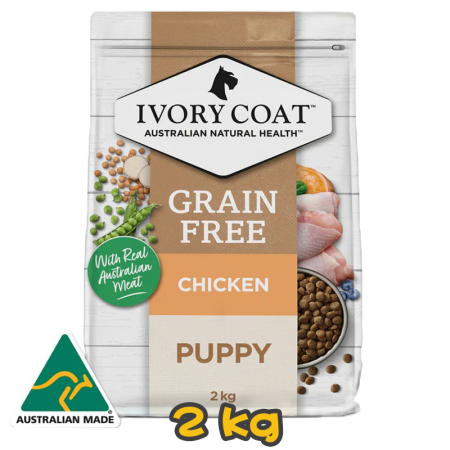 [IVORY COAT] 犬用 雞肉亞麻籽幼犬乾糧 GRAIN FREE PUPPY CHICKEN 2kg