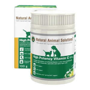 [Natural Animal Solutions] 犬貓用 高效維他命C粉(含白藜蘆醇)  High Potency Vitamin C 100g