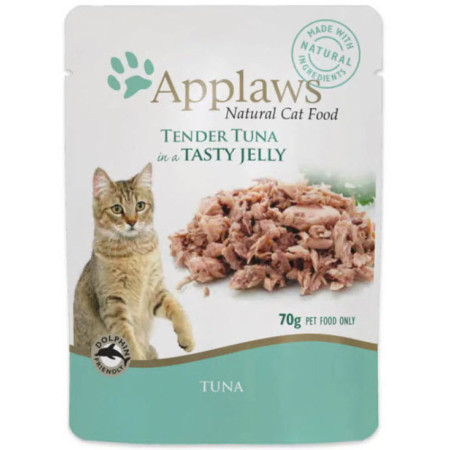 [Applaws] 貓用 Cat Pouch 果凍系列 吞拿魚 全貓濕糧 Tender Tuna In A Tasty Jelly 70g