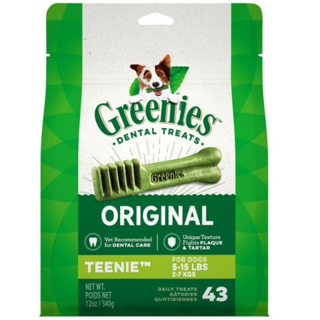 [Greenies] 牙刷型潔齒骨狗小食 Teenie Original Dental Treats -12oz