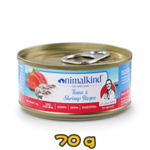 [Animalkind] 犬貓用 鮮味盛宴吞拿魚蝦全貓狗濕糧 Tuna & Shrimp Bisque Recipe -70g