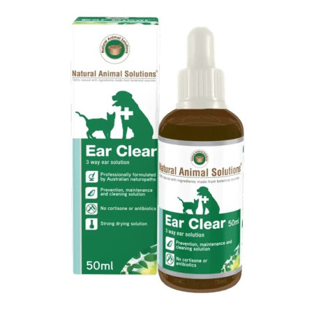[Natural Animal Solutions] 犬貓用 滋潤洗耳水 Ear Clear 50ml