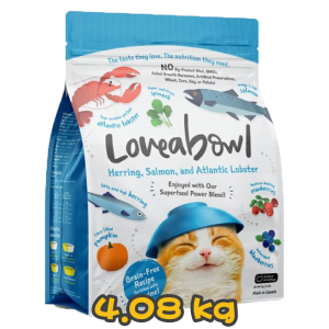 [Loveabowl] 貓用 無穀物龍蝦雙魚海鮮配方全貓乾糧 Grain Free Herring Salmon & Atlantic Lobster Recipe 4.08kg