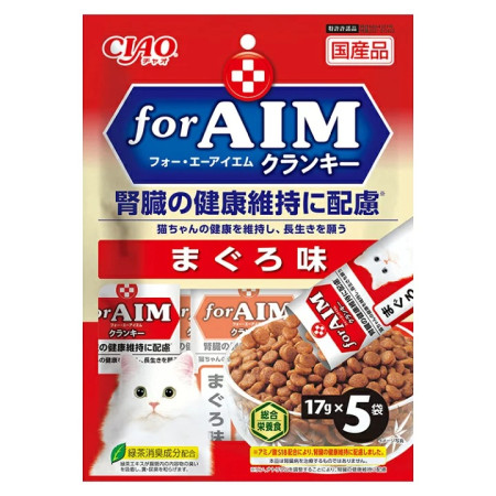 [CIAO CHURU] 貓用 AIM 腎臟健康維持夾心 吞拿魚 CA-31 全貓糧 5 x 17g