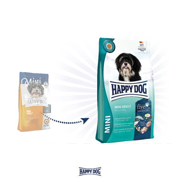 [Gift$300] [HAPPY DOG] 犬用 小型犬配方乾糧 Mini Adult 300g