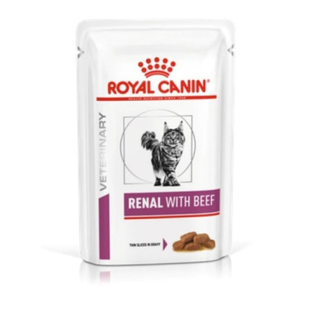 [ROYAL CANIN 法國皇家] 貓用 RENAL 腎臟配方獸醫處方鋁袋濕糧 85g (牛肉味)
