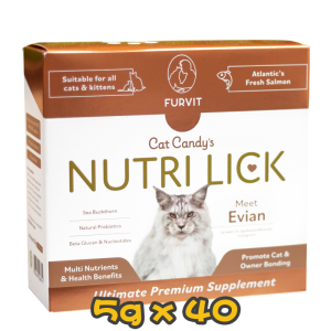 [Furvit Nutri Lick] 貓用 功能性唧唧醬全貓小食 Chirp Meat Sauce Snacks for Cats 5gx40