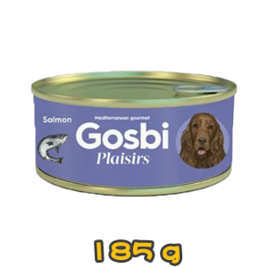 [Gosbi] 犬用 Plaisirs系列 三文魚配方成犬罐頭 Slamon Flavour 185g