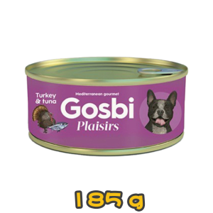 [Gosbi] 犬用 Plaisirs系列 火雞吞拿魚配方成犬罐頭 Turkey & Tuna Flavour 185g
