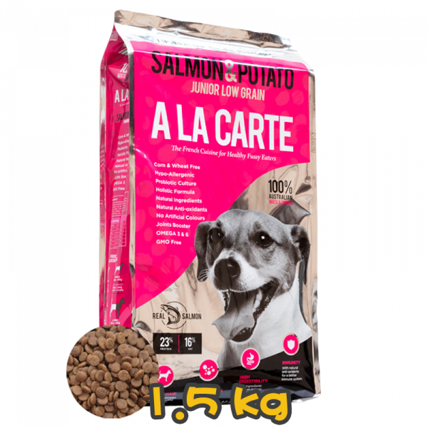 [A LA CARTE] 犬用 SALMON & POTATO 幼犬三文魚低敏低穀配方狗乾糧 1.5kg
