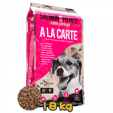 [A LA CARTE] 犬用 SALMON & POTATO 幼犬三文魚低敏低殼配方狗乾糧 18kg