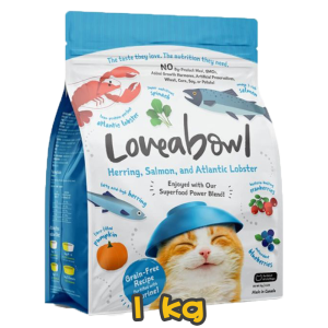 [試食優惠] [Loveabowl] 貓用 無穀物全貓乾糧 1kg