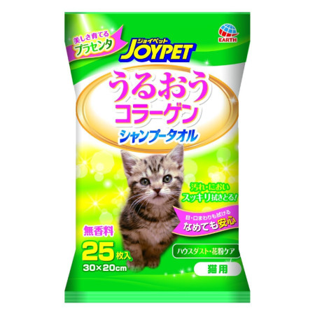 [HAPPY PET] 貓用 JOYPET保濕除菌身體清潔濕紙巾 Cleansing Wet Wipes For Cats -25片