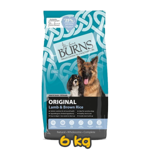[BURNS] 犬用 經典羊肉糙米配方成犬及高齡犬乾糧 Adult ORIGINAL Lamb & Brown Rice 6kg